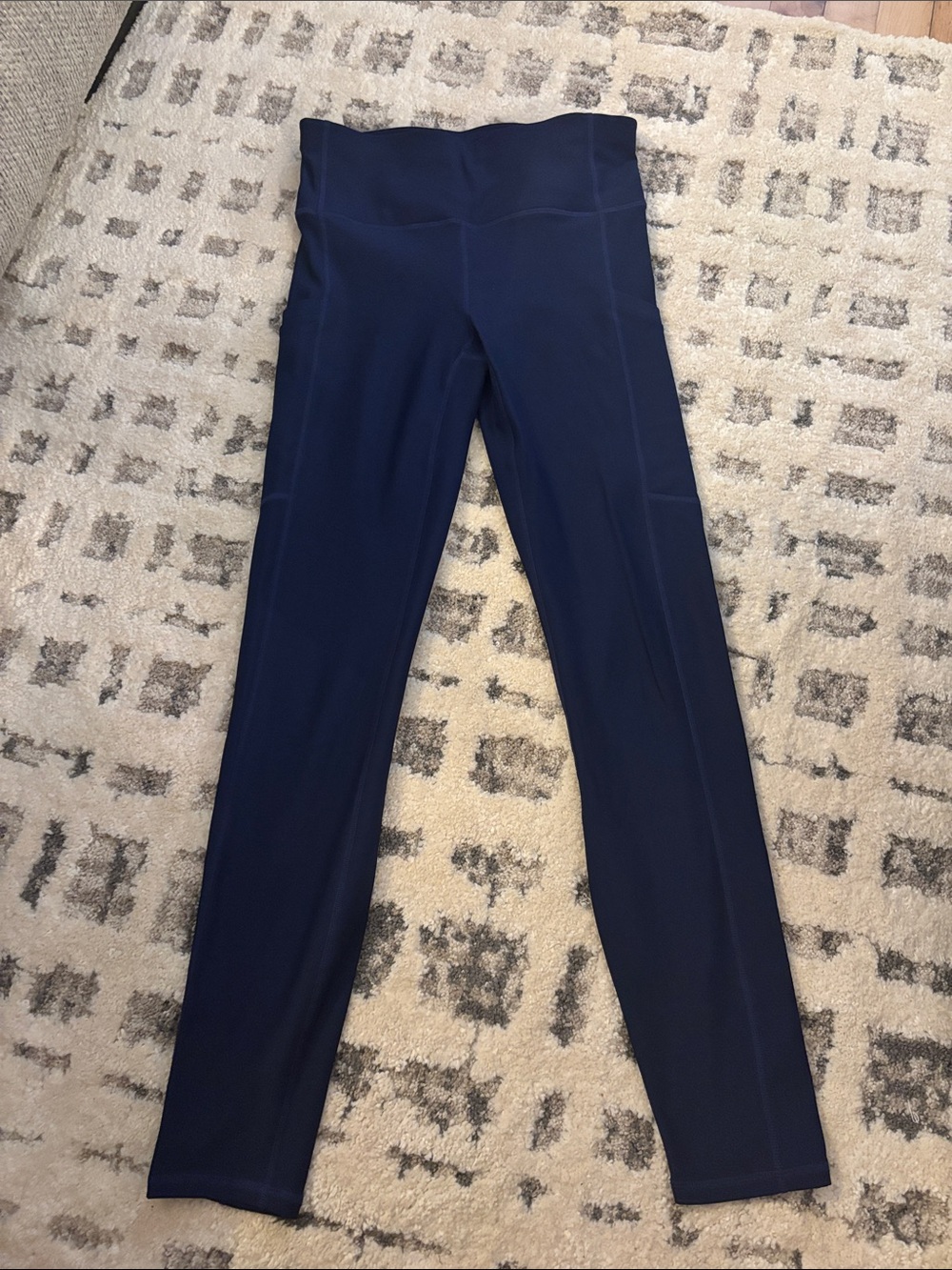 Fabletics Navy High-Waist Performance Leggings